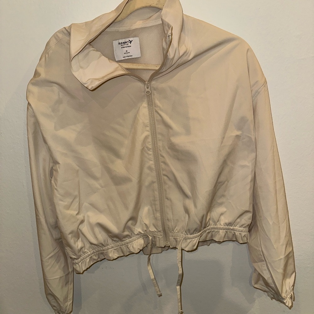 Old Navy cropped windbreaker jacket